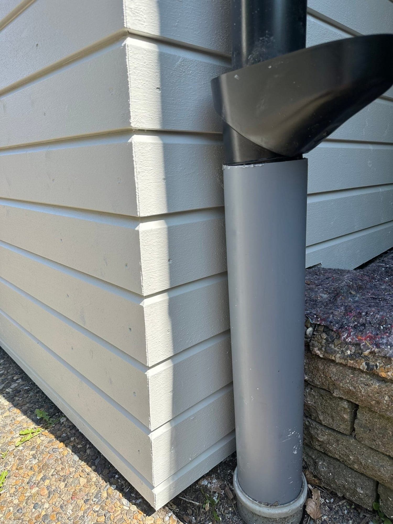 Fasadrenovering i Utby, bild 4 av 12