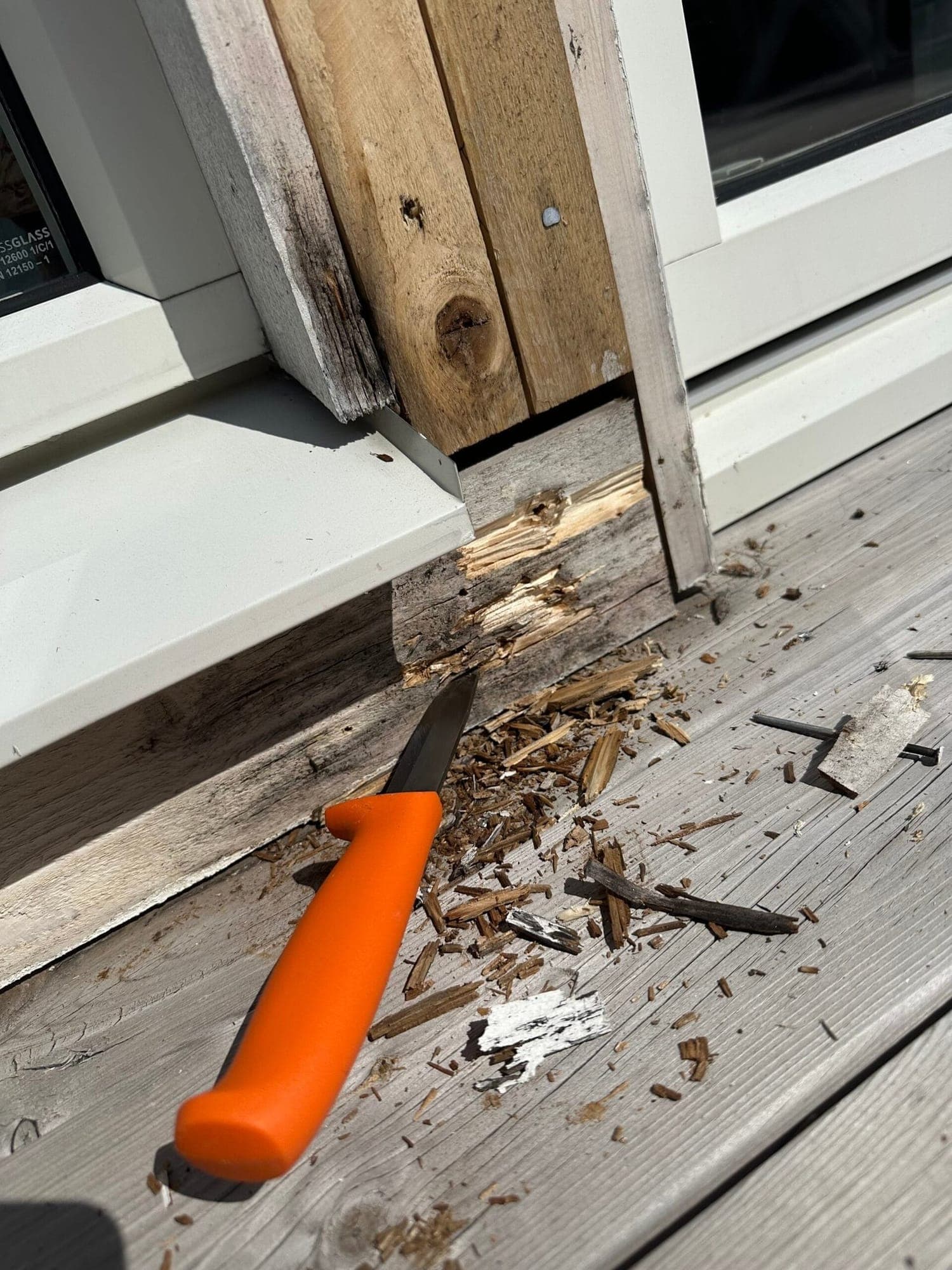 Fasadrenovering på Hönö, bild 2 av 6