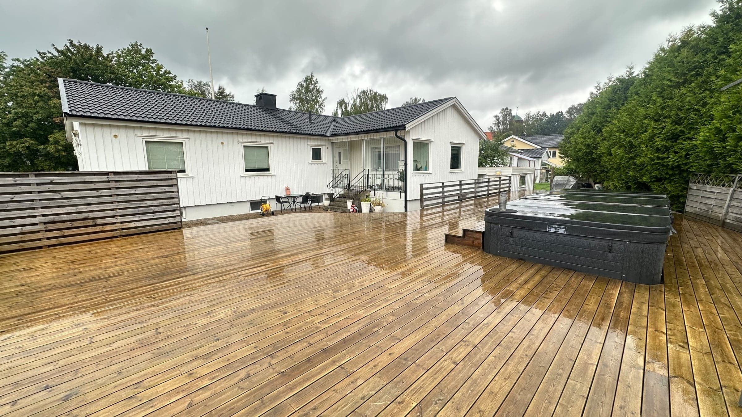 Efter: Altantvätt i Göteborg i Utby