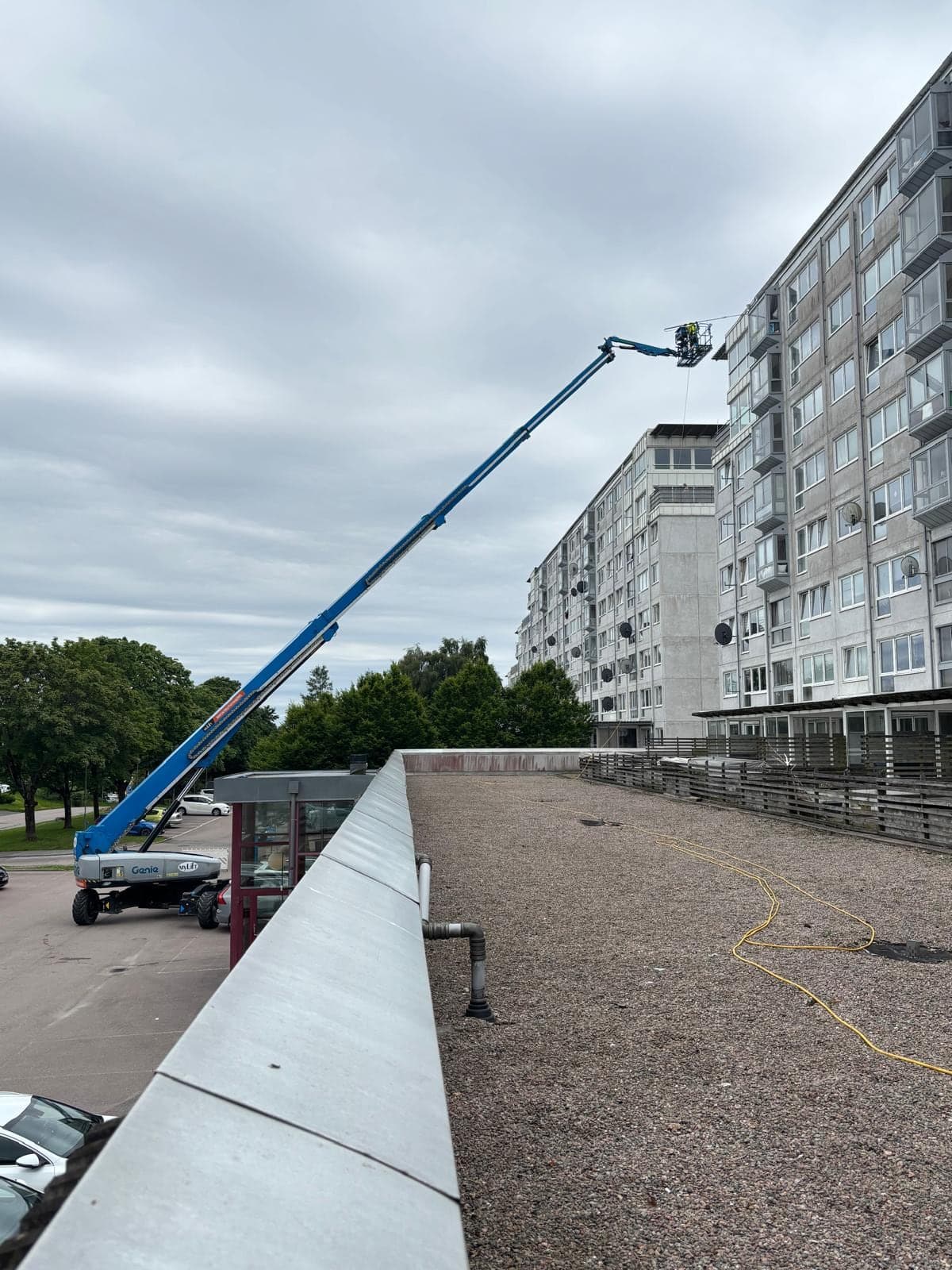 Fasadtvätt i Gårdsten, bild 12 av 14